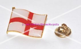 England St. George Flag Lapel Pin - Click Image to Close